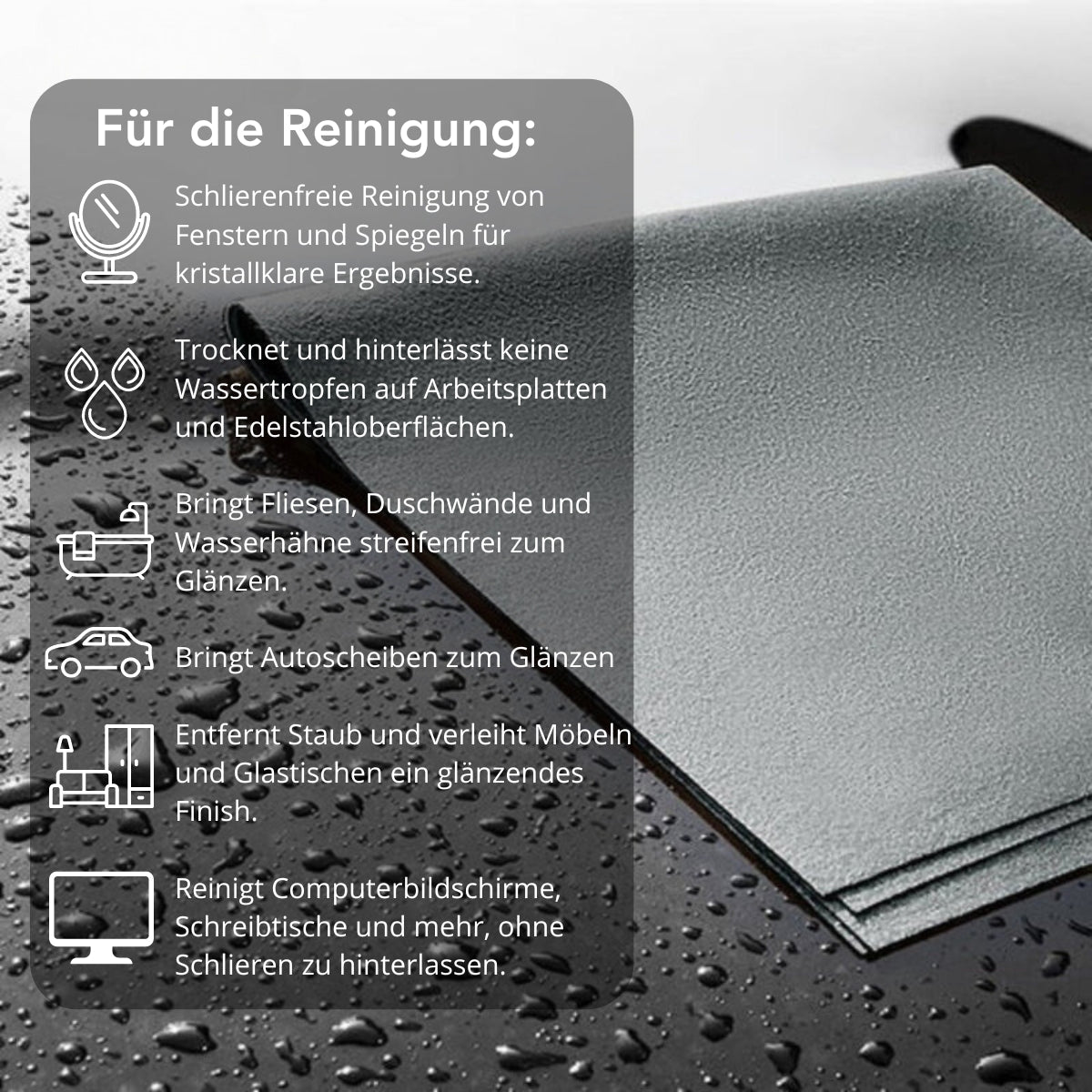 AquaWipe™ | Beste absorbierende Tücher 2025 (3+2 GRATIS)