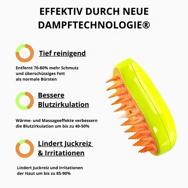FellReiniger™ | Haustier-Dampfbürste