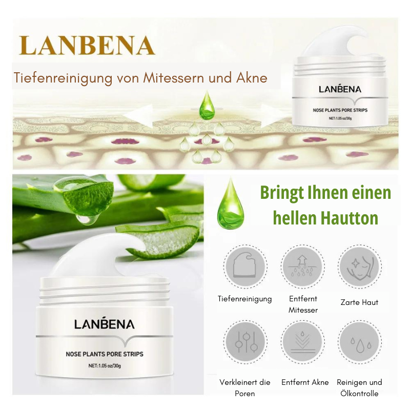 LANBENA™ Mitesser-Creme | Mühelos Mitesser entfernen