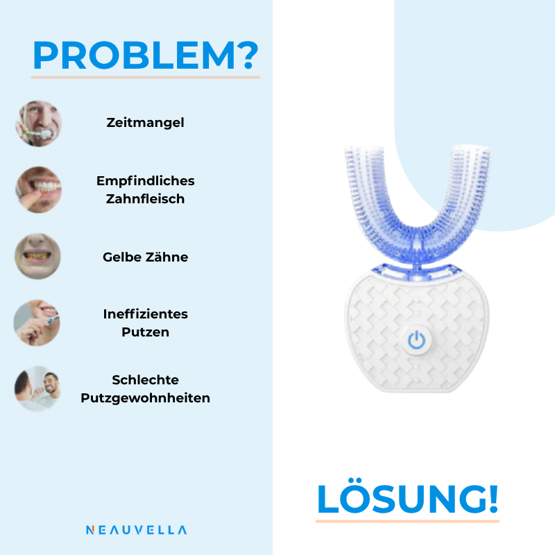 Neauvella HappySmile™ | Einfaches und schnelles Zähneputzen in 30 Sekunden!