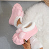 CozyChic™ |  Rosa Schleife Hausschuhe