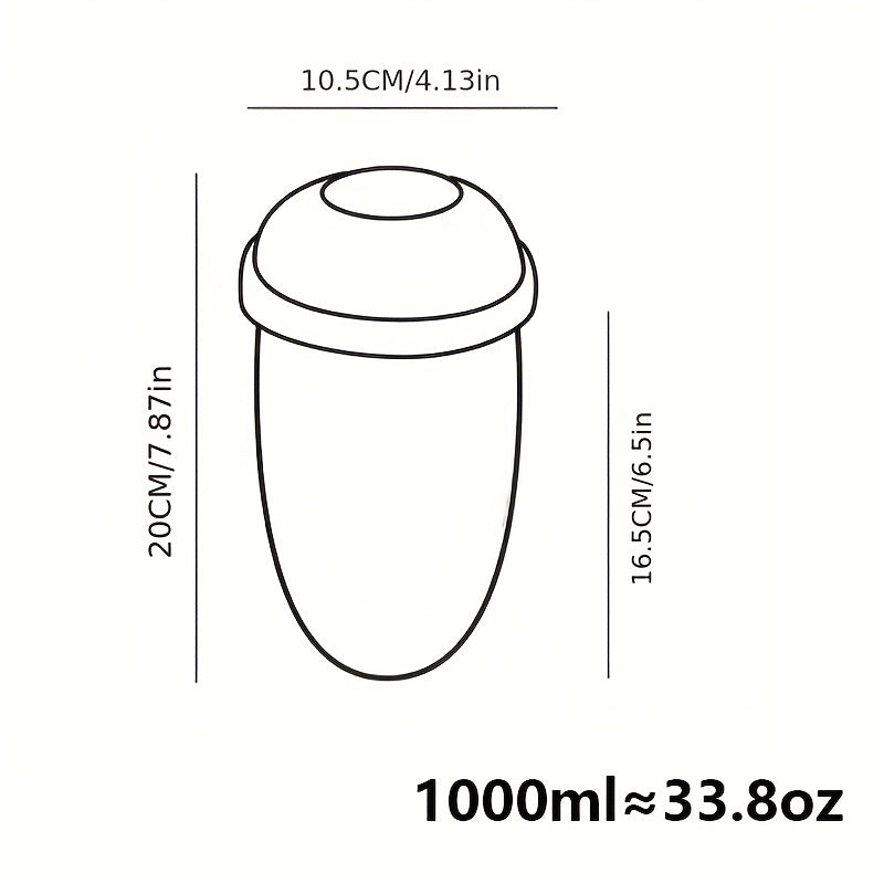 SaladKompel™ | Tragbarer Salatbecher mit Dressingbecher und Gabel