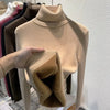 CozyComfort Velvet Turtleneck® - Korean Style mit Fleece-Futter