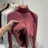 CozyComfort Velvet Turtleneck® - Korean Style mit Fleece-Futter