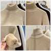 CozyComfort Velvet Turtleneck® - Korean Style mit Fleece-Futter